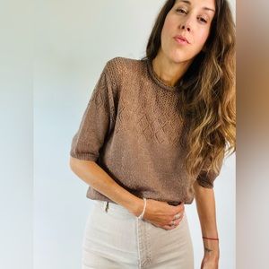 Vintage Mushroom Knit